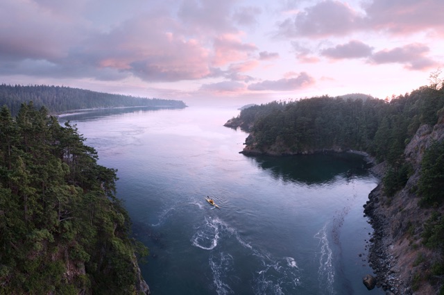 Deception Pass at Sunset